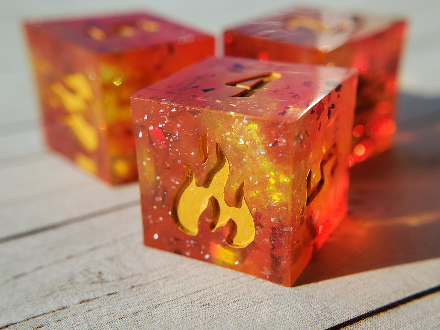 Cinders | Fireball Damage D6 Set