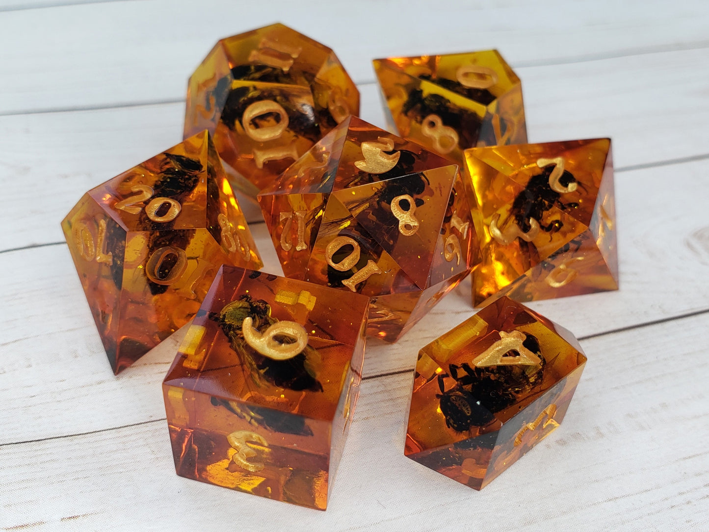 Honeybees in Amber