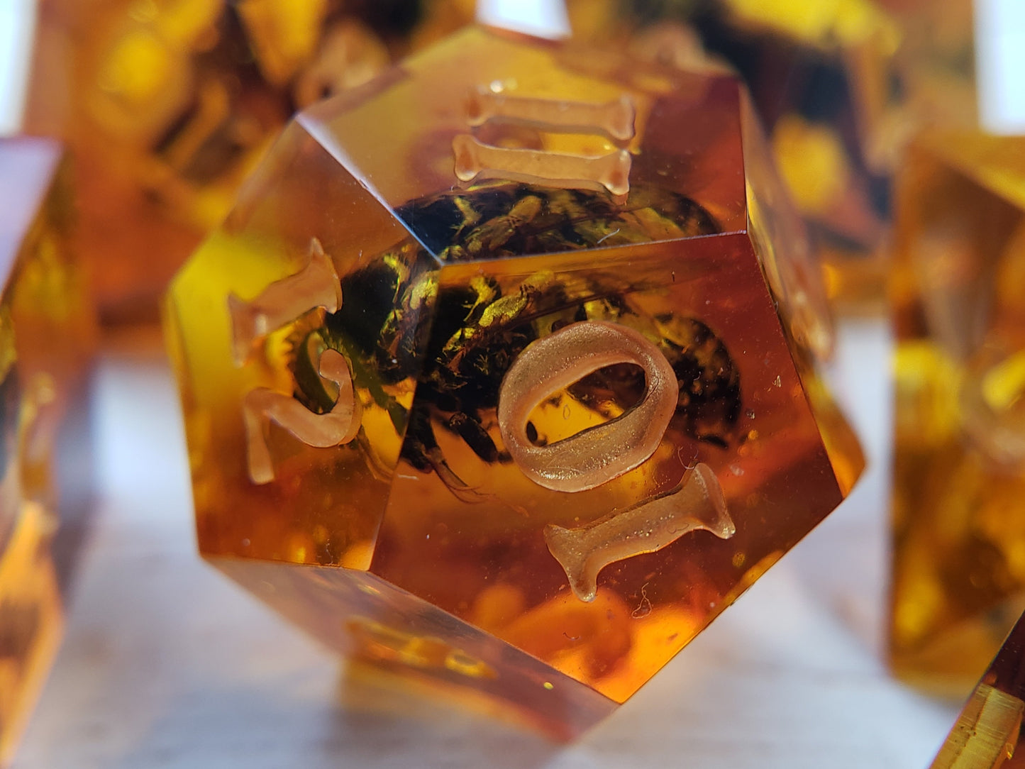 Honeybees in Amber