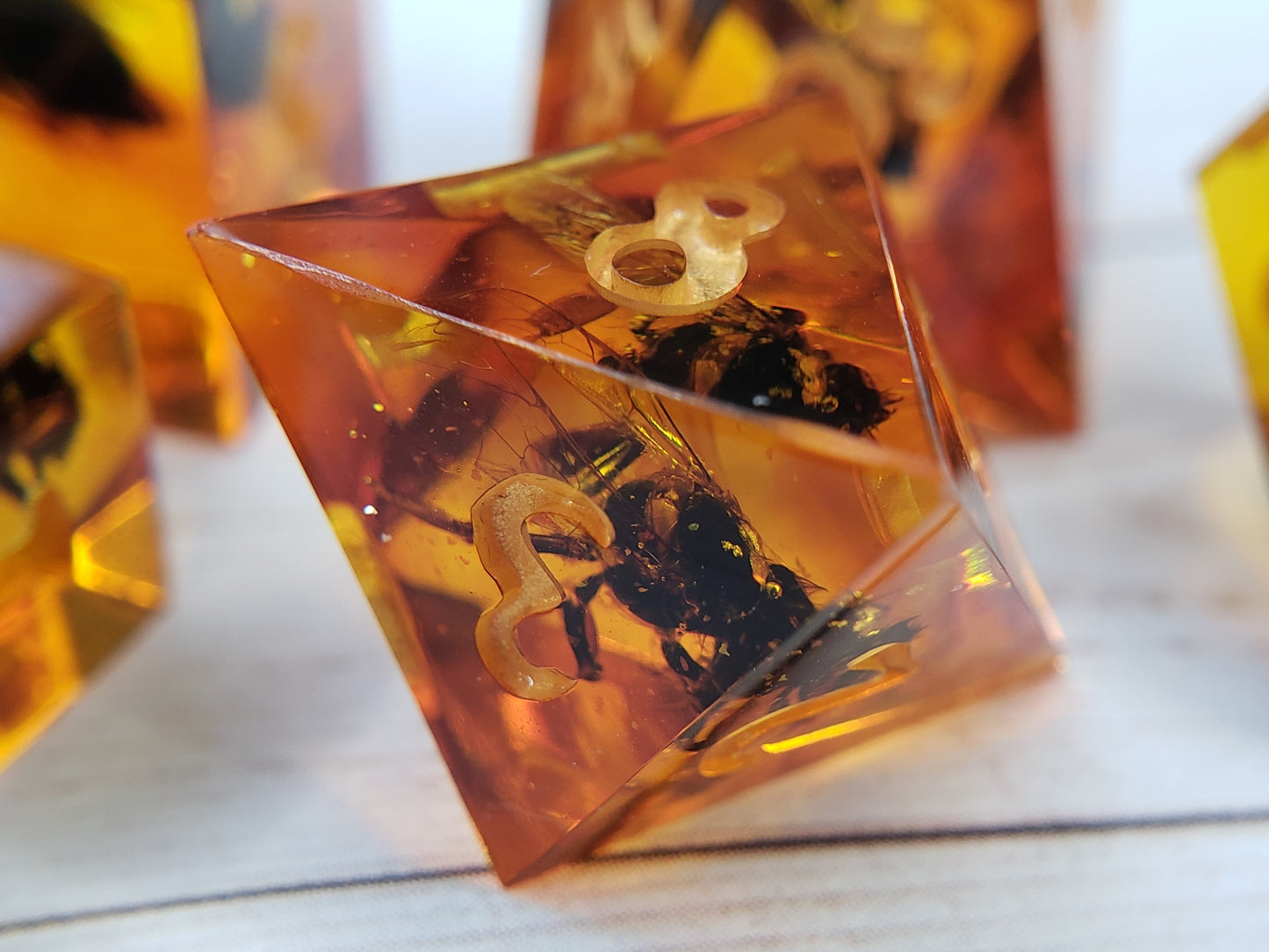 Honeybees in Amber