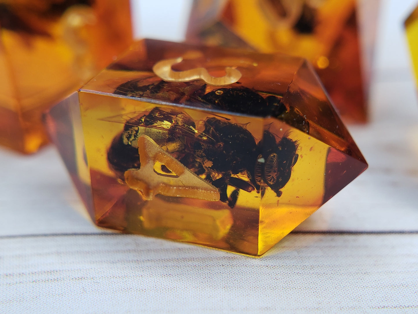 Honeybees in Amber